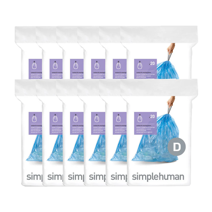 Code D Blue Recycling Custom Fit Liners