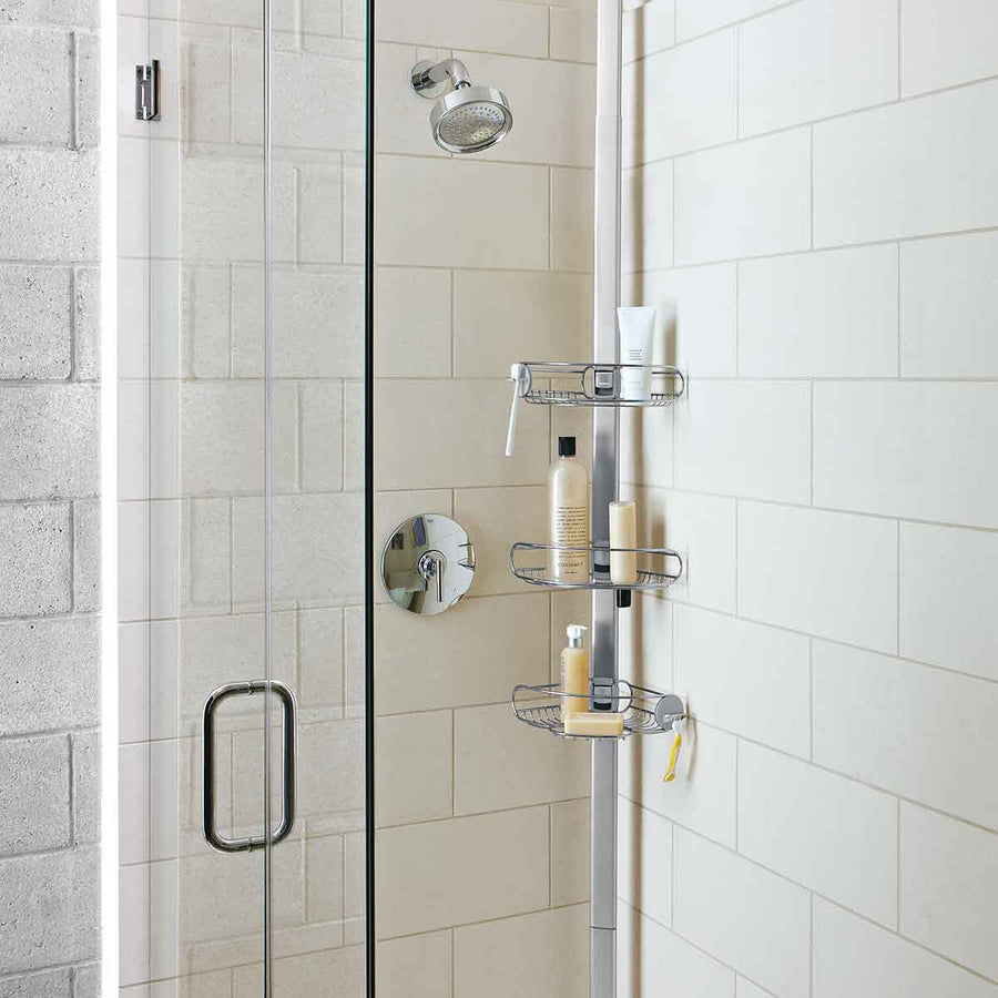 Tension Shower Caddy, 8 Ft.