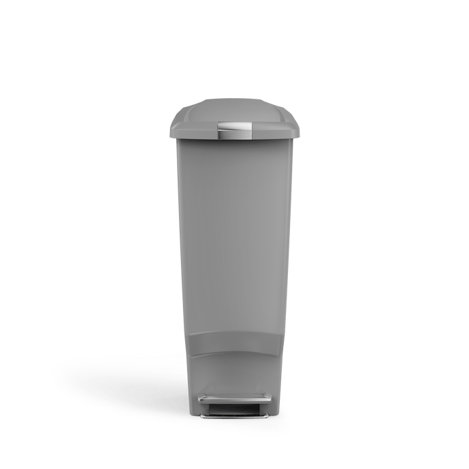 40L Slim Plastic Step Can