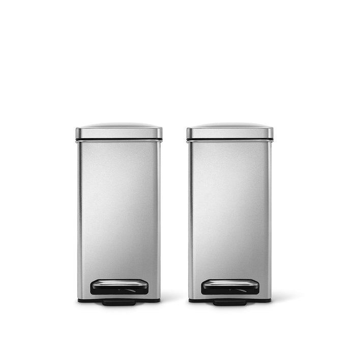 10L Profile Step Can, 2-Pack