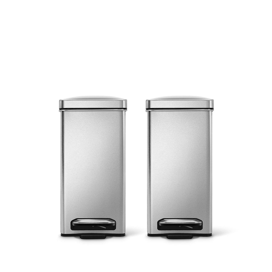 10L Profile Step Can, 2-Pack
