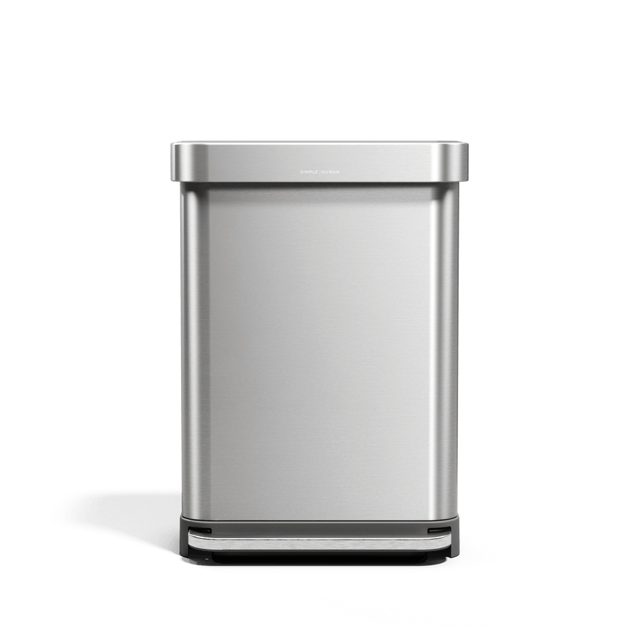 55L Rectangular Step Can with Liner Pocket