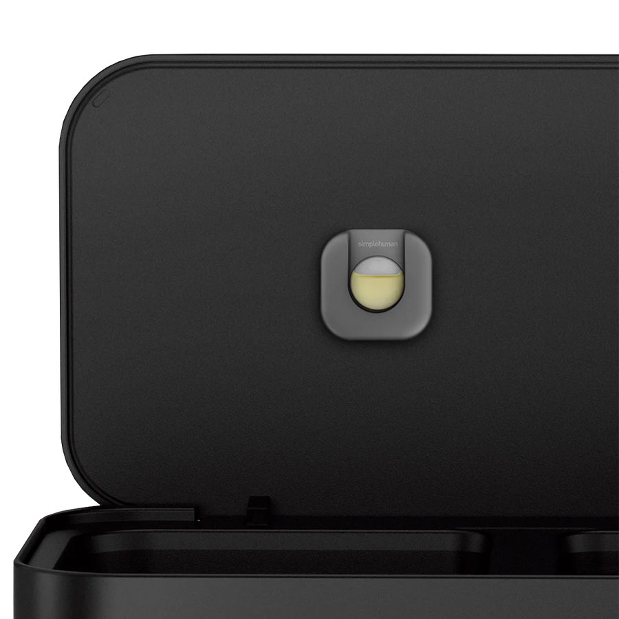 58L Dual Compartment Rectangular Step Can with Liner Pocket