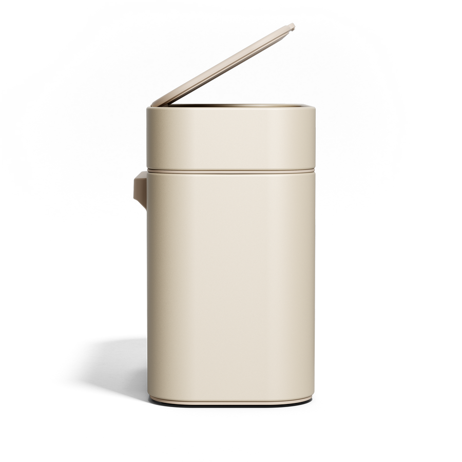 Simplehuman's Compost Caddy, side view.