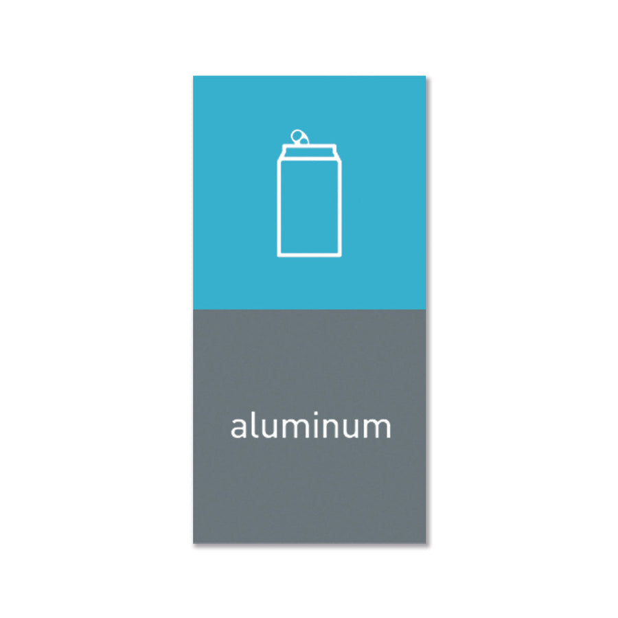 magnetic sorting label - aluminum - main image