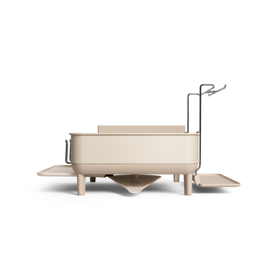 Simplehuman's Standard Dishrack from a side-view.