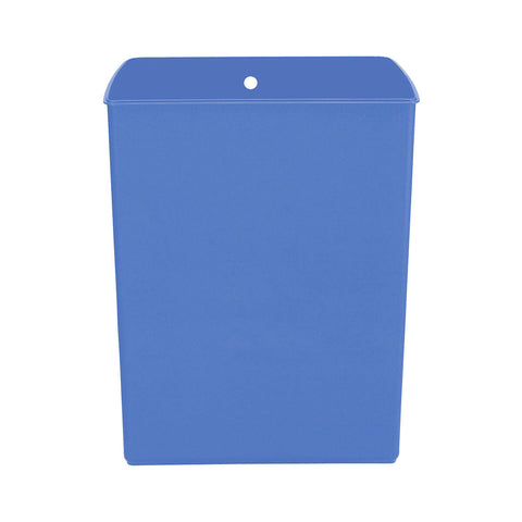 50L blue plastic trash bucket 