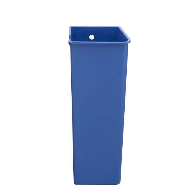 24L blue plastic recycling bucket [SKU:pd5045]