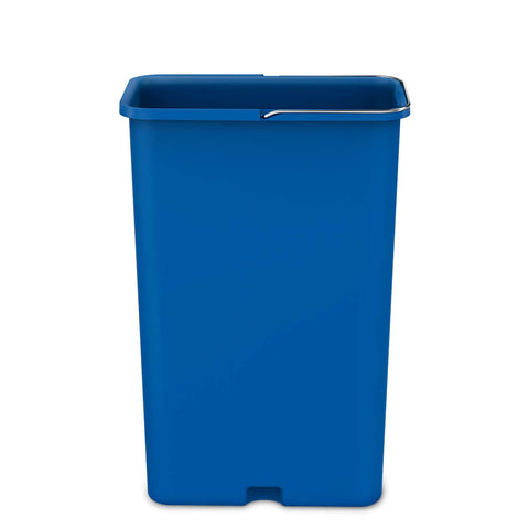 30L blue plastic recycling bucket 