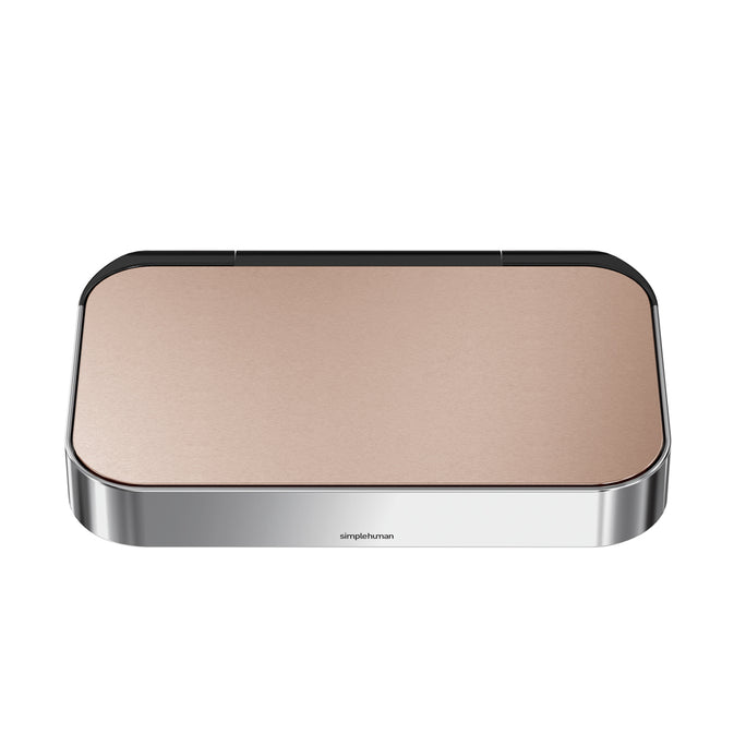 lid with liner rim, rose gold stainless steel [SKU:pd6167]