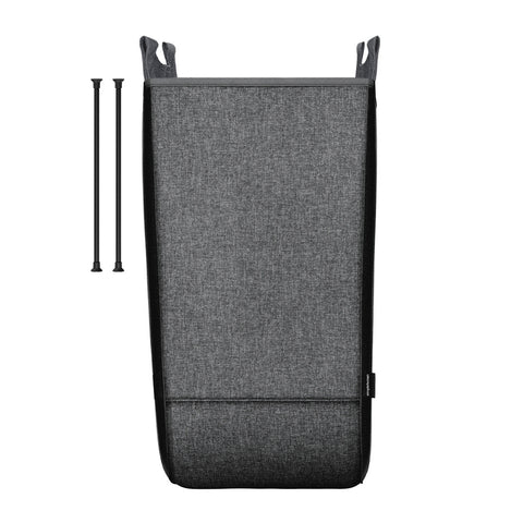 black laundry bag for single x-frame hamper 