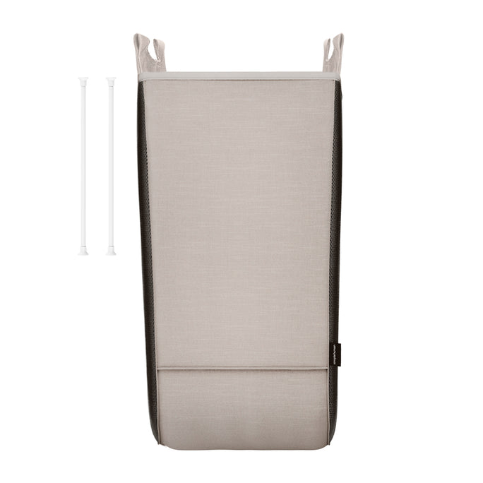 white laundry bag for double x-frame hamper [SKU:pd6320]