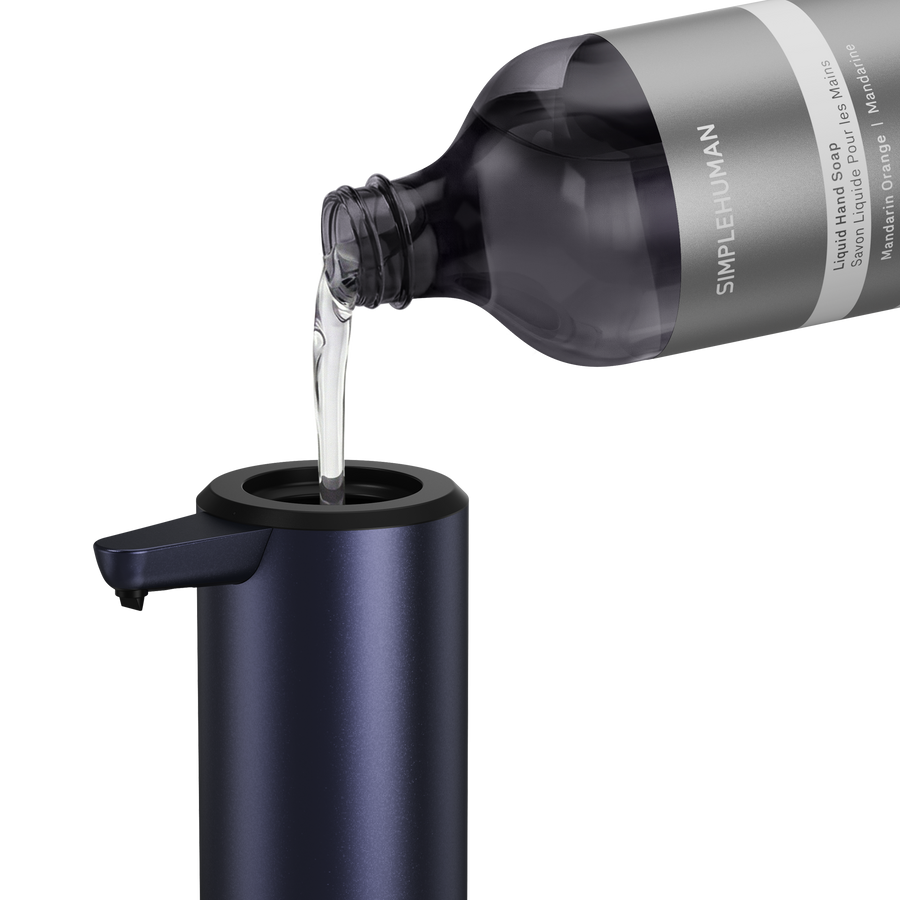 Liquid Hand Soap Refilling Into A Simplehuman 9oz Nebula Liquid Sensor Pump.