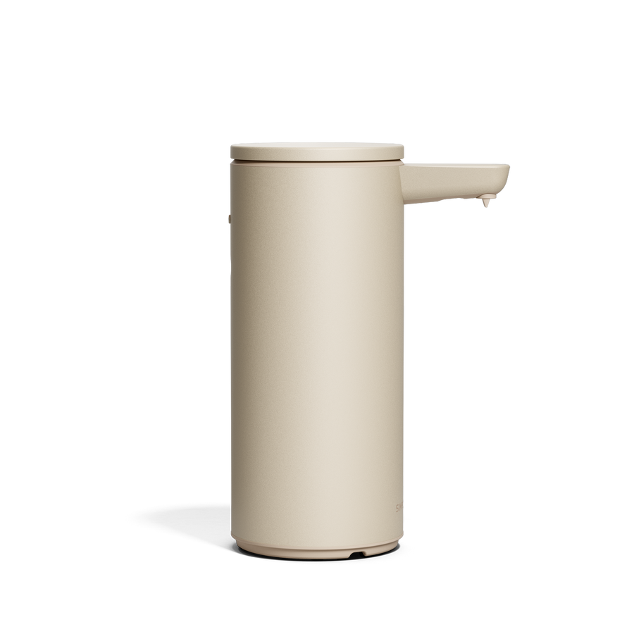 Simplehuman's 9 oz. Sensor Pump, side view. 