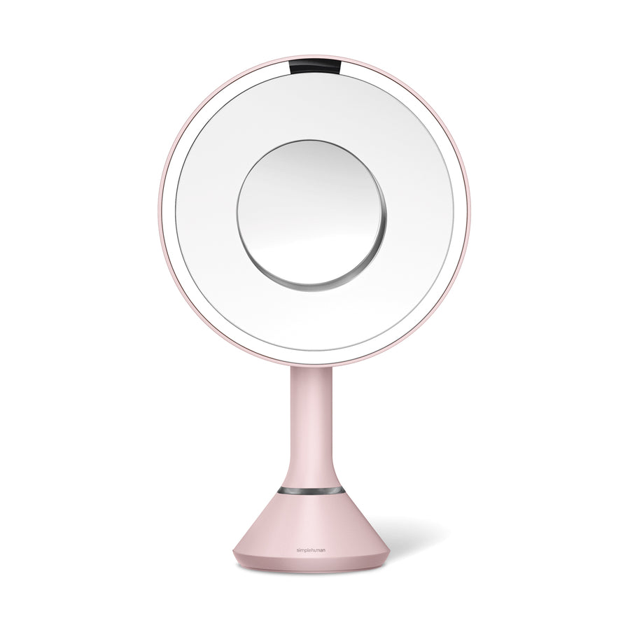 Sensor Mirror with Touch-Control Brightness and Dual Light Setting with 10x Detail Mirror
