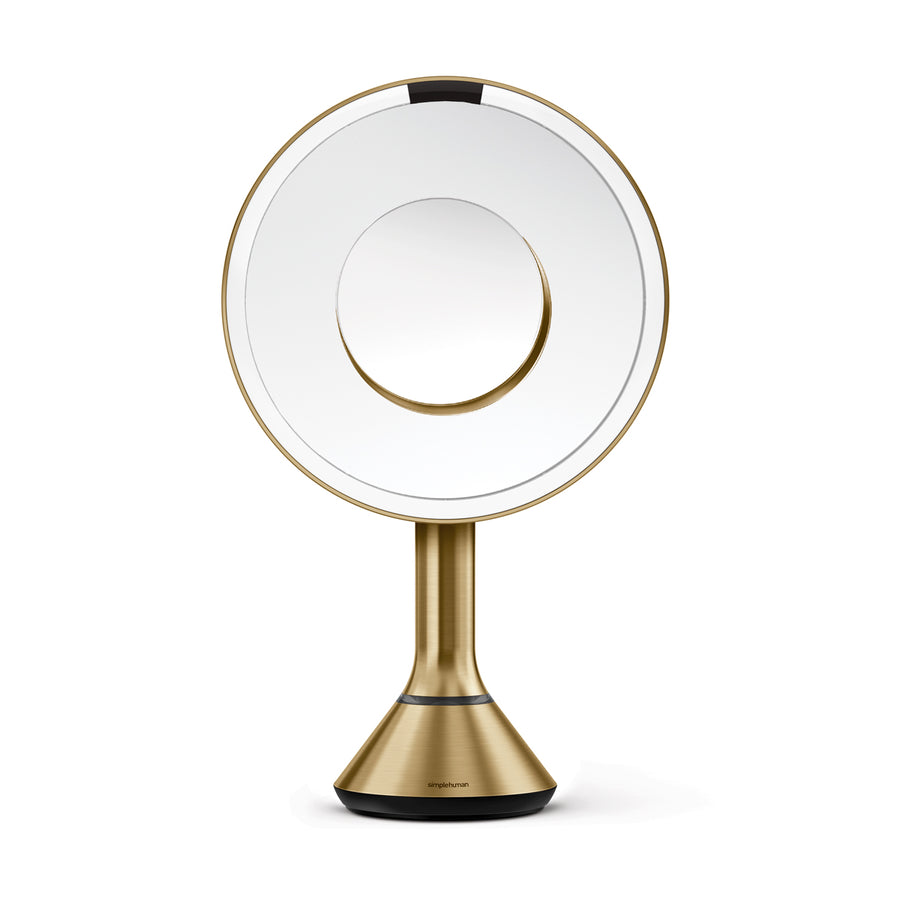 Sensor Mirror with Touch-Control Brightness and Dual Light Setting with 10x Detail Mirror