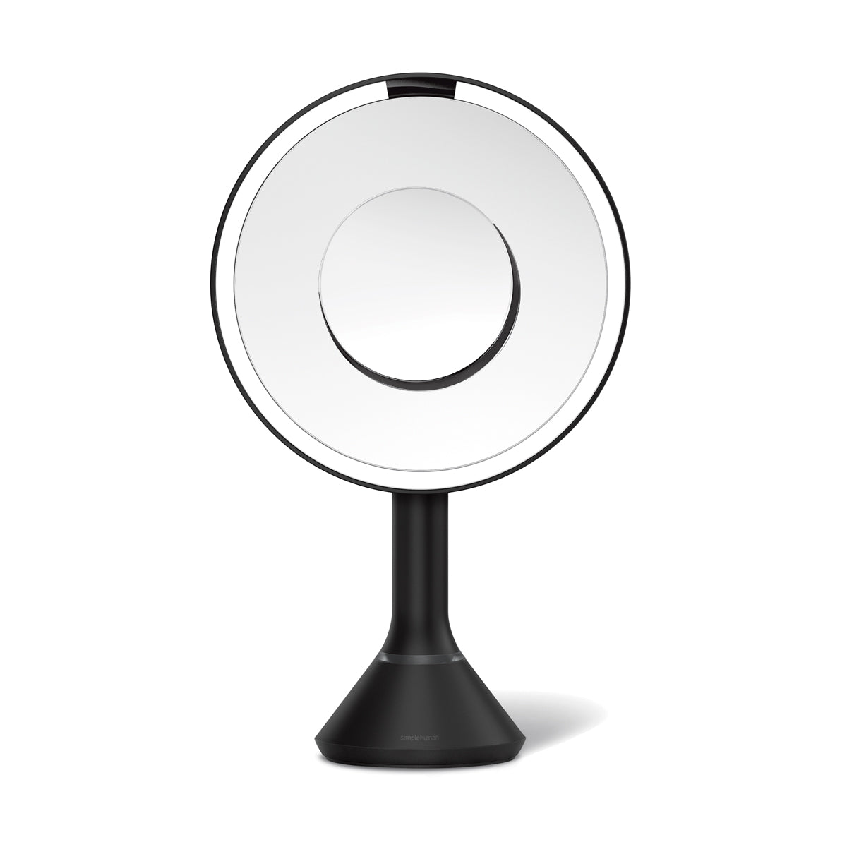 sensor mirror with touch-control brightness and dual light setting with 10x detail mirror