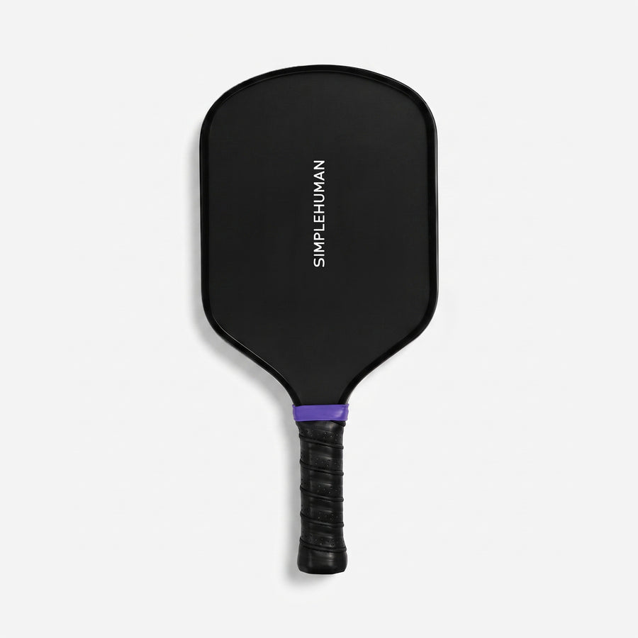 Simplehuman's Pickleball Paddle with favicon on one side and classic logo on the other side. 