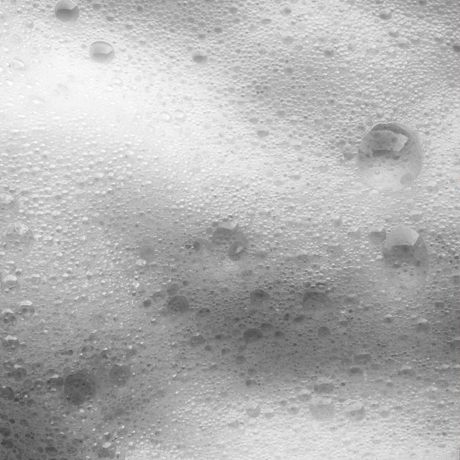 Texture detail view of Simplehuman Fragrance Free Foaming Hand Soap, highlighting rich, dense lather.