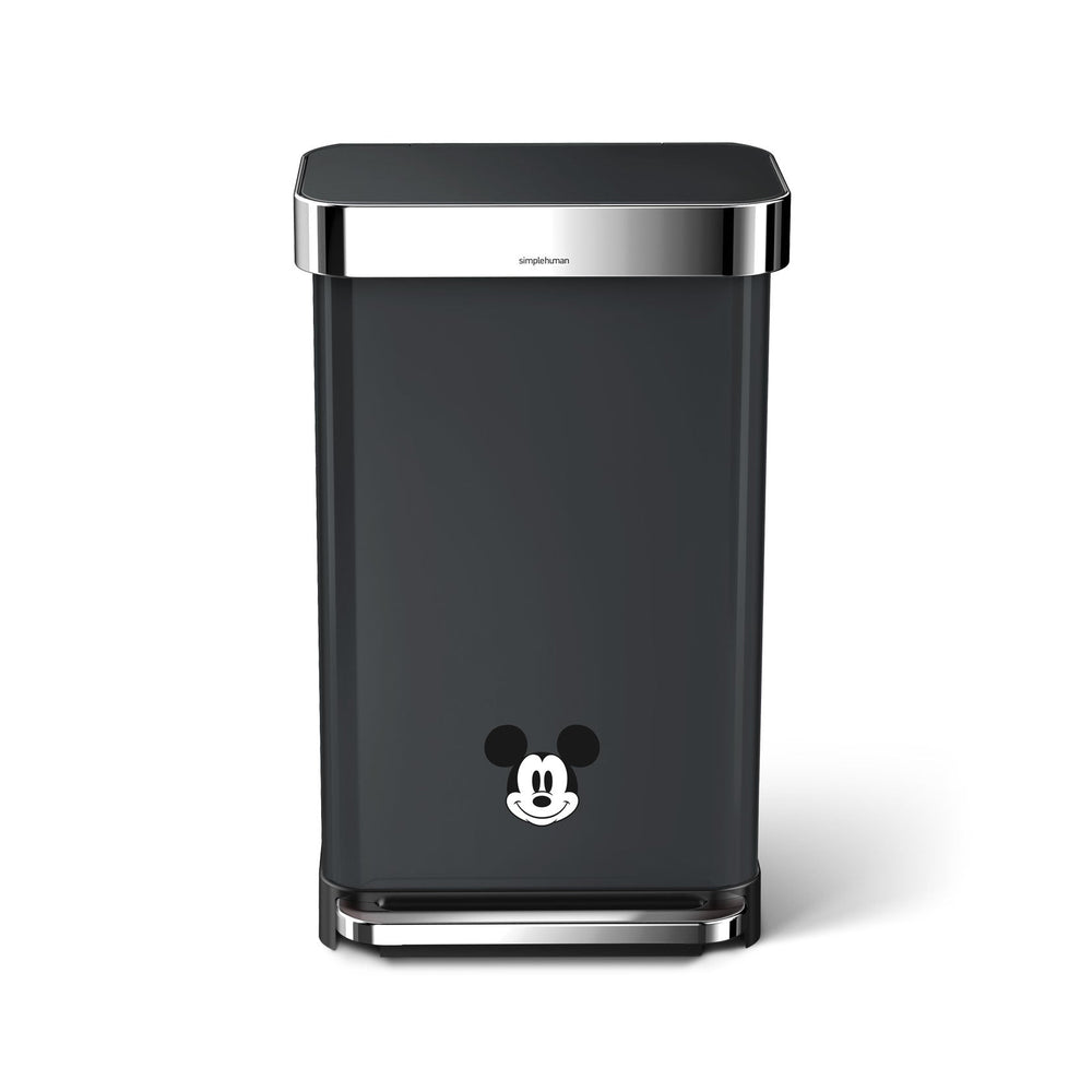 45L rectangular step can with liner pocket