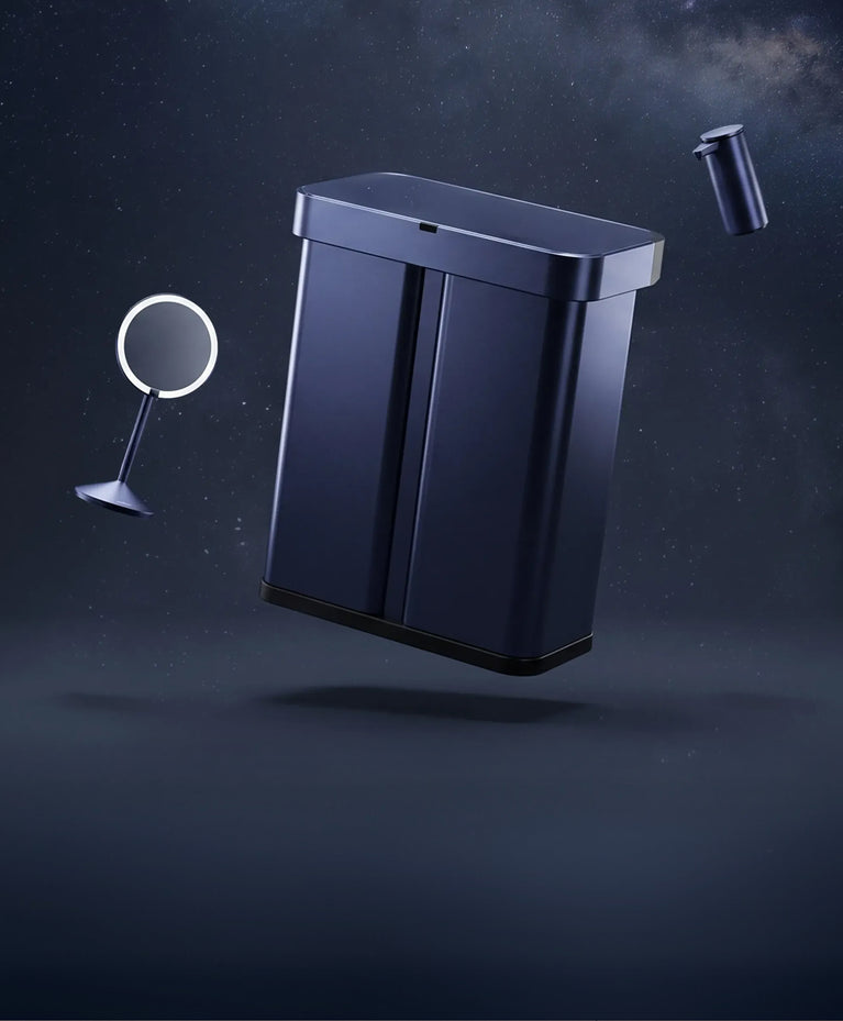 Simplehuman's Nebula Collection Hero Image, Mobile. 