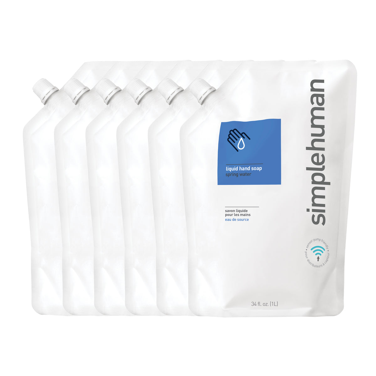 Spring Water Liquid Hand Soap Refill Pouch