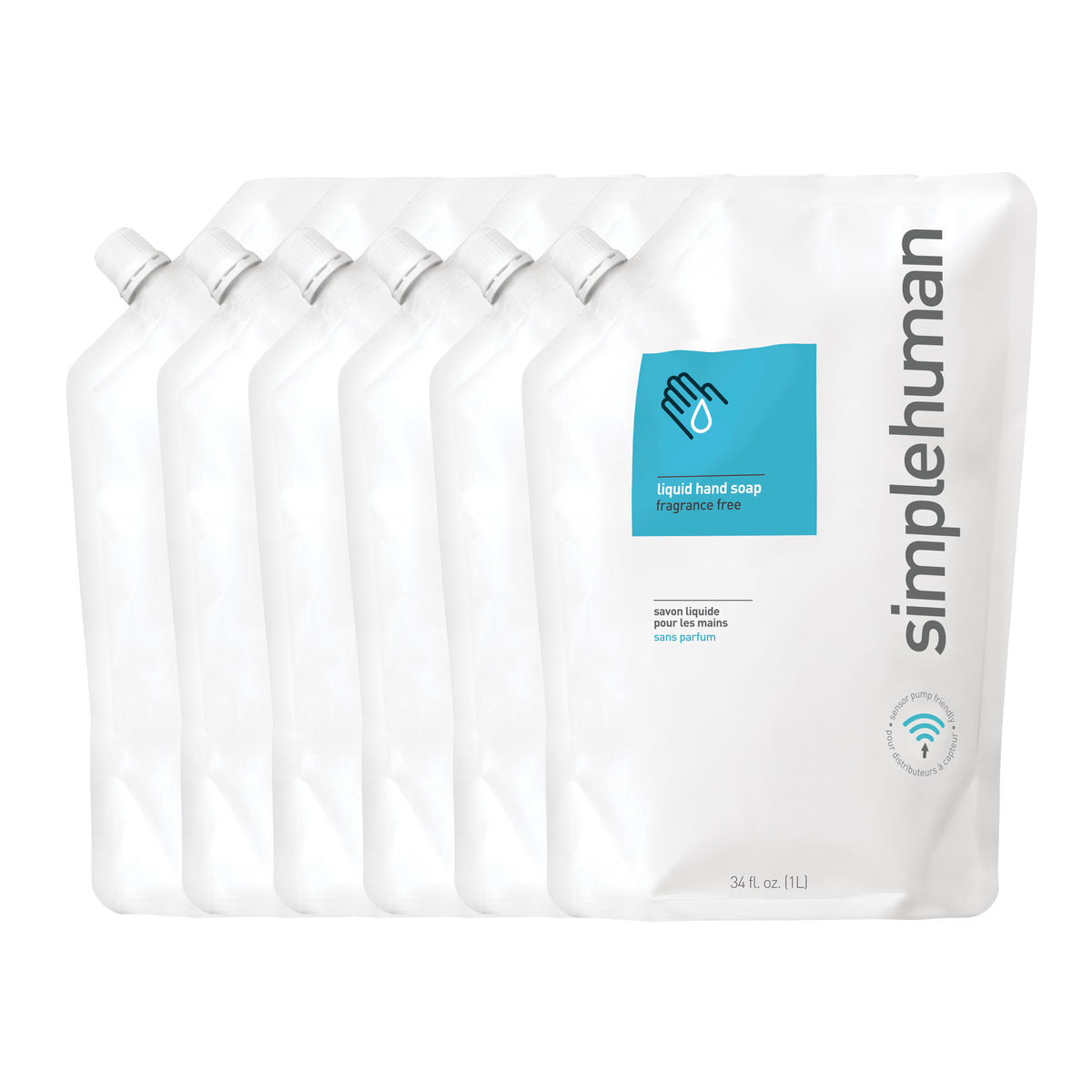 Fragrance Free Liquid Hand Soap Refill Pouch