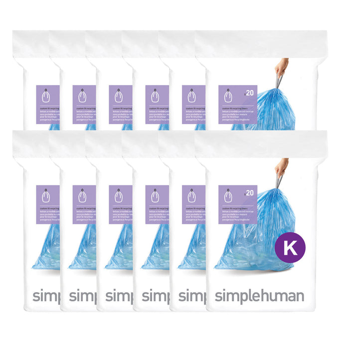 Code K Blue Recycling Custom Fit Liners