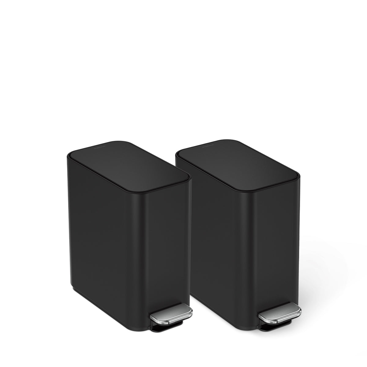 5L Slim Step Can, 2-Pack