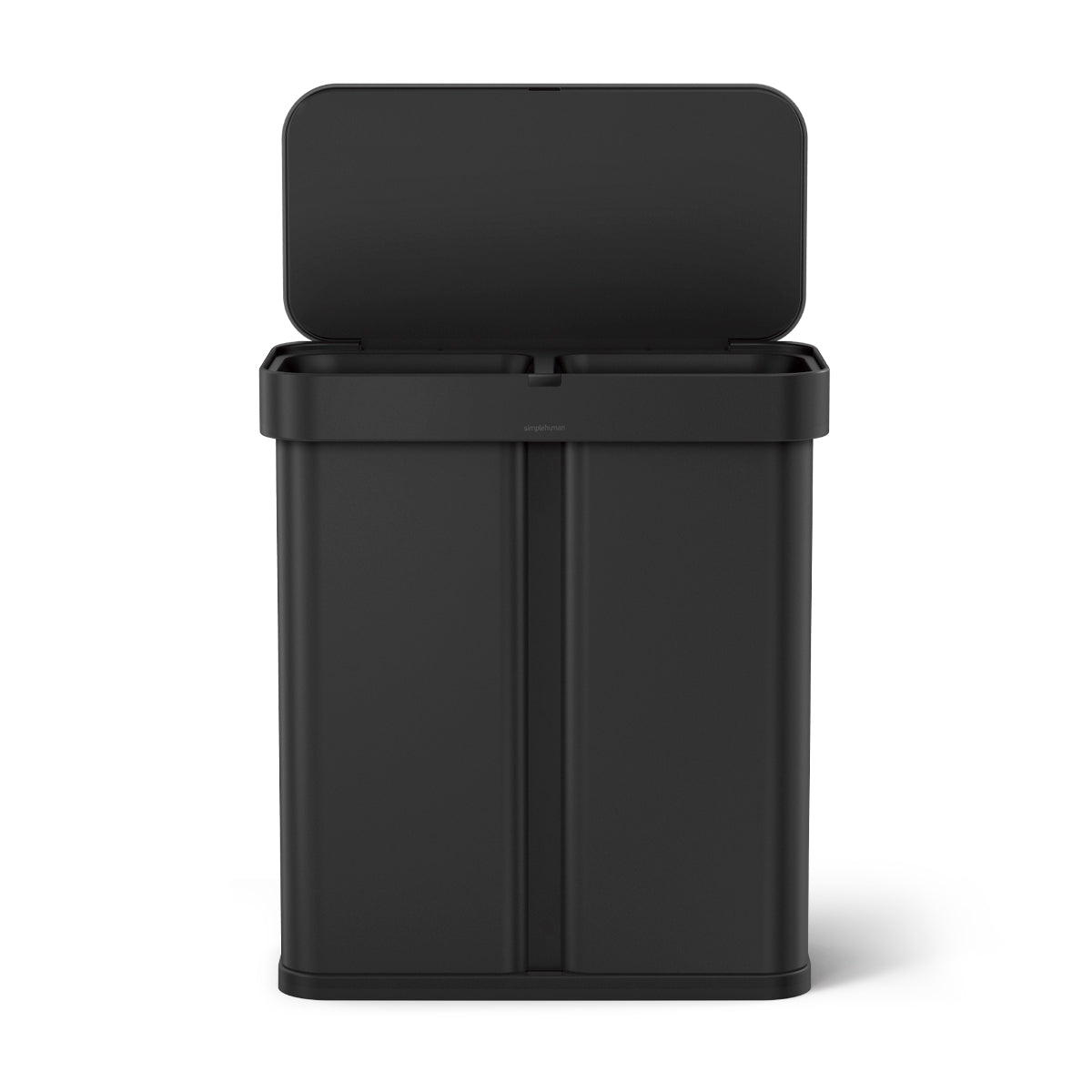 58L Dual Compartment Rectangular Sensor Can with Voice and Motion Control + Bonus 4.5L Step Can