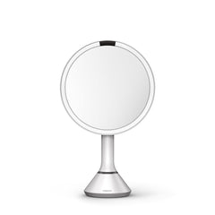sensor mirror with touch-control brightness - white finish - main image