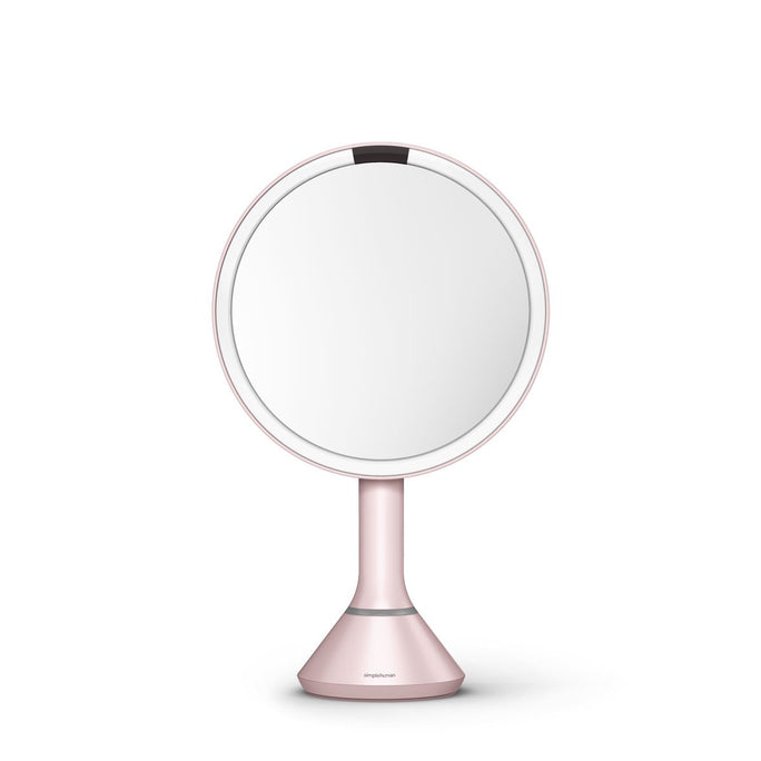 sensor mirror with touch-control brightness - pink finish - main image