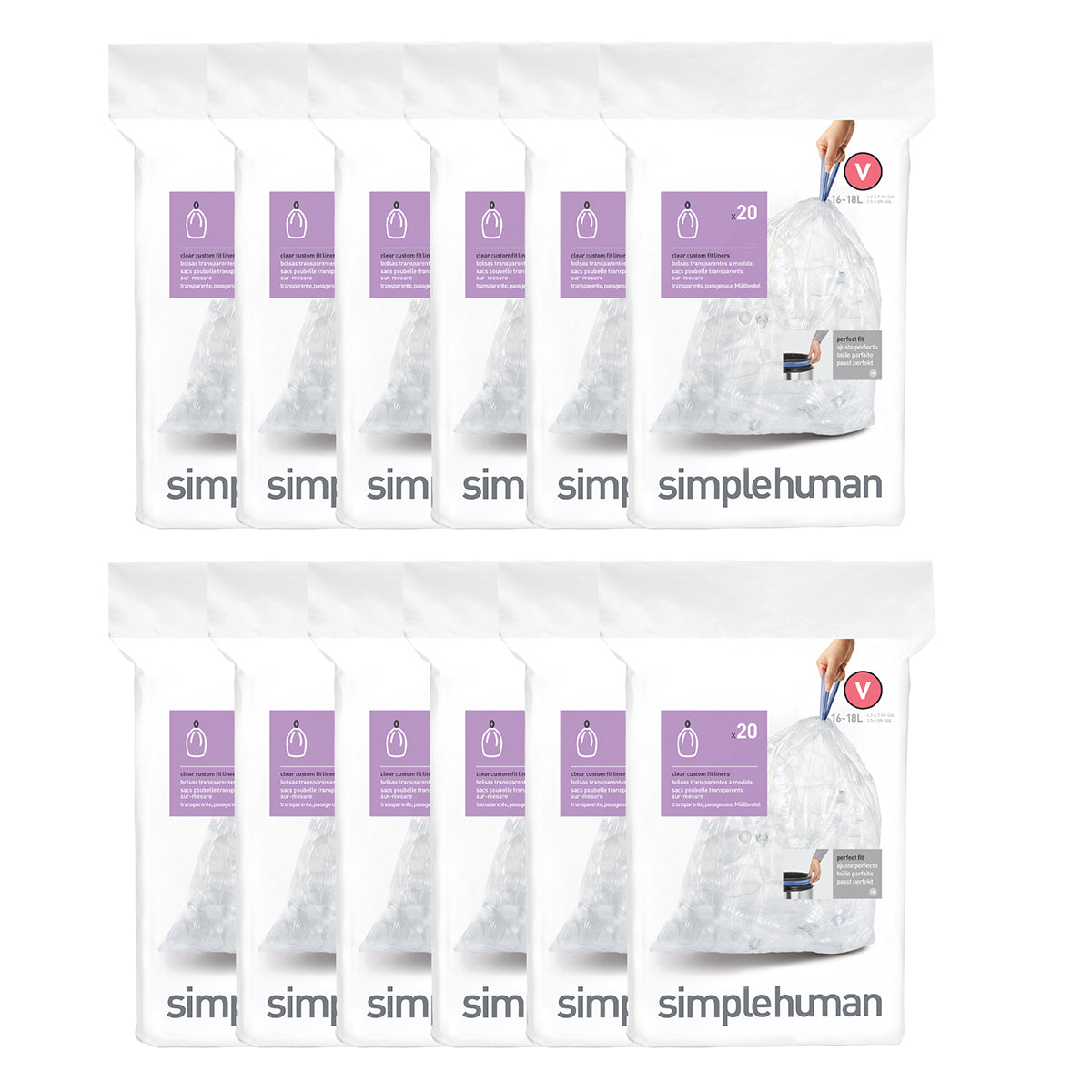 Code V Clear Recycling Custom Fit Liners