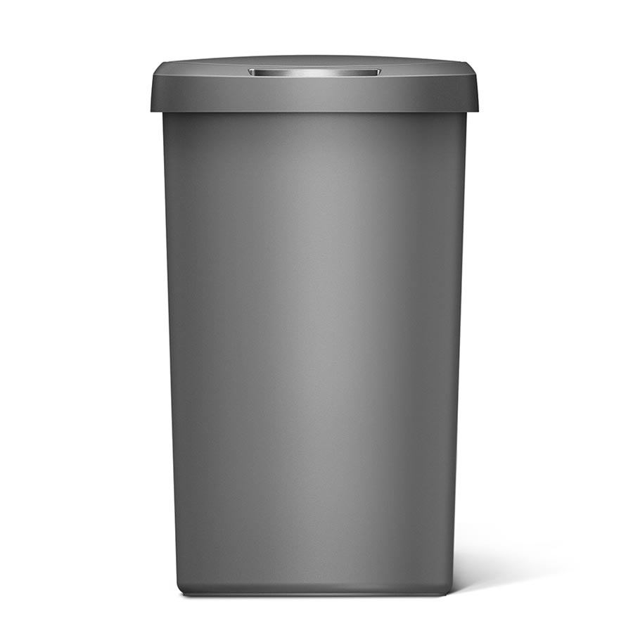 gen1 45L semi-round plastic sensor trash can